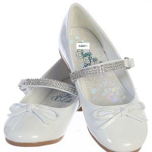 Swea Pea & Lilli Summer White Flat Shoe - Size 5